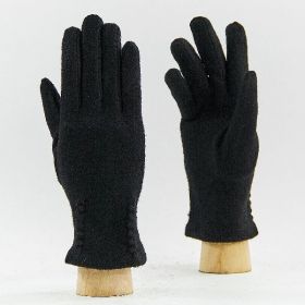фото перчатки шерстяные 19017black 