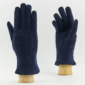 фото перчатки шерстяные 19002blue